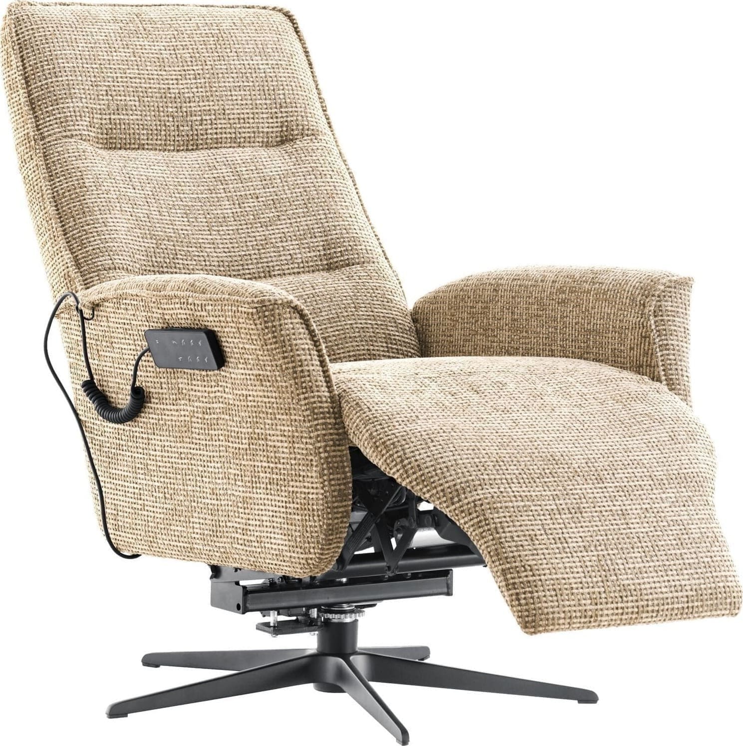 Profijt Meubel Sta-op stoel Hezia elektrisch medium bruin Bruin Fauteuil