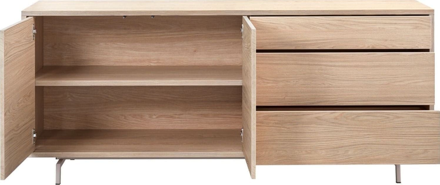 Pronto Wonen Dressoir Famosa 76x180x45 cm bruin Bruin Dressoir