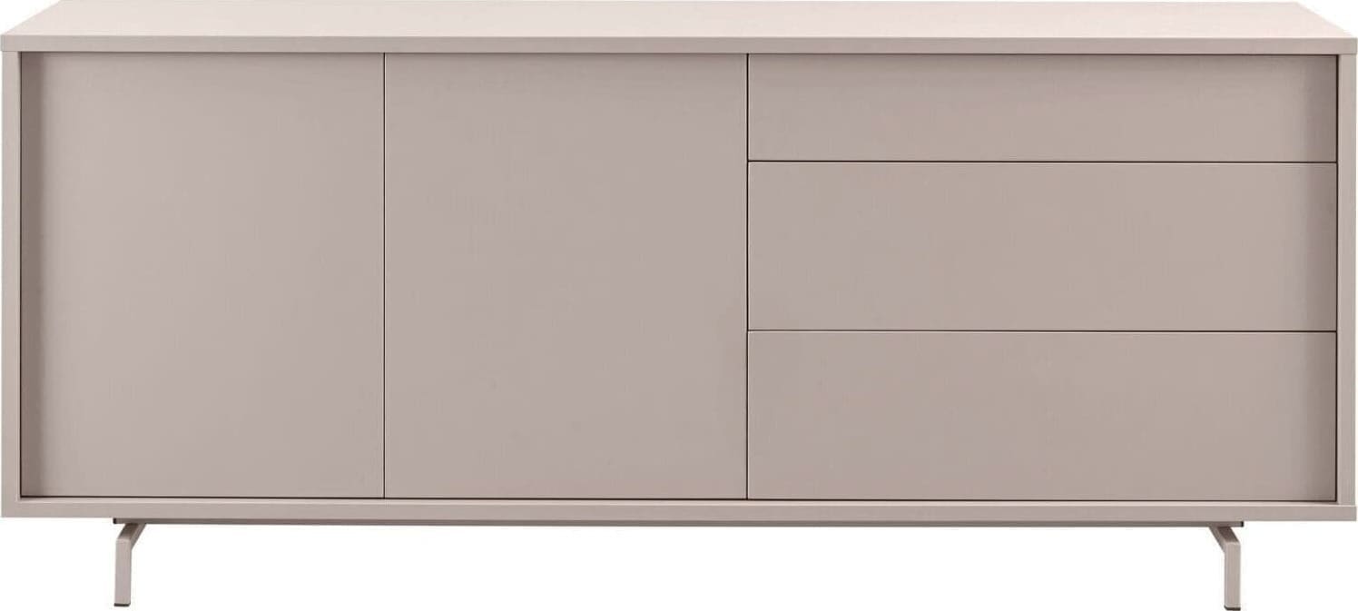 Pronto Wonen Dressoir Famosa 76x180x45 cm grijs Grijs Dressoir