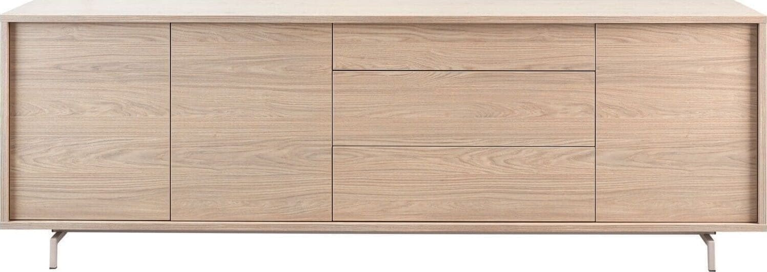 Pronto Wonen Dressoir Famosa 76x228x45 cm bruin Bruin Dressoir