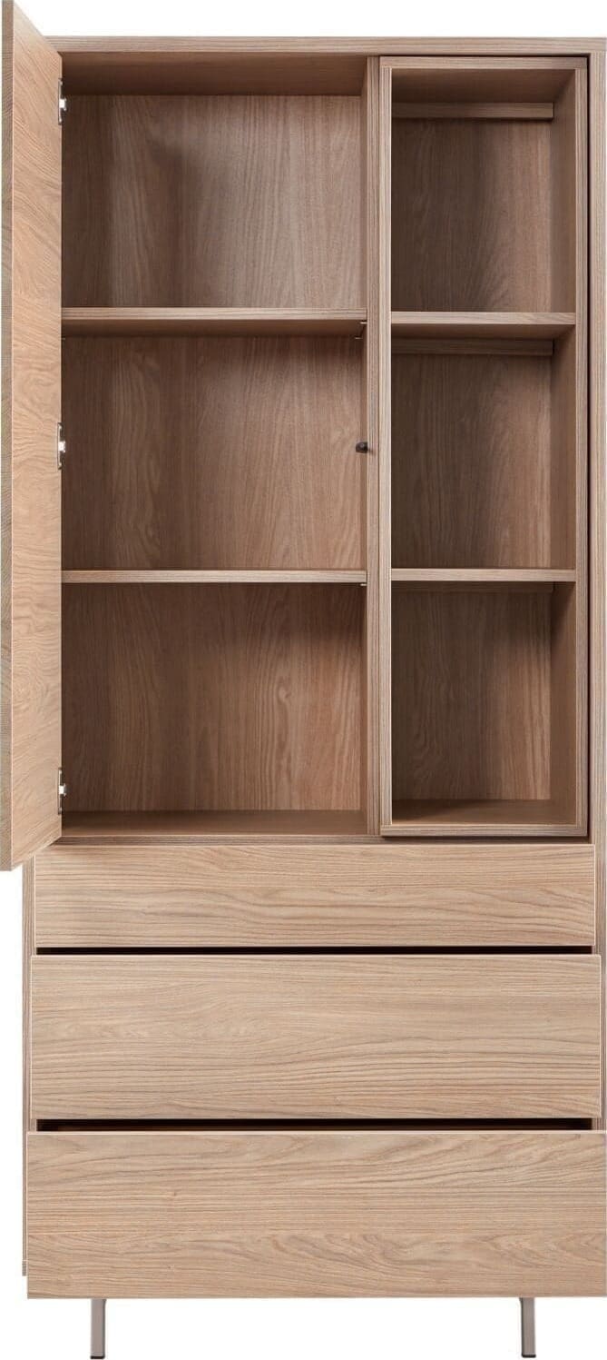 Pronto Wonen Opbergkast Famosa bruin 187x83x45 cm Bruin Opbergkast