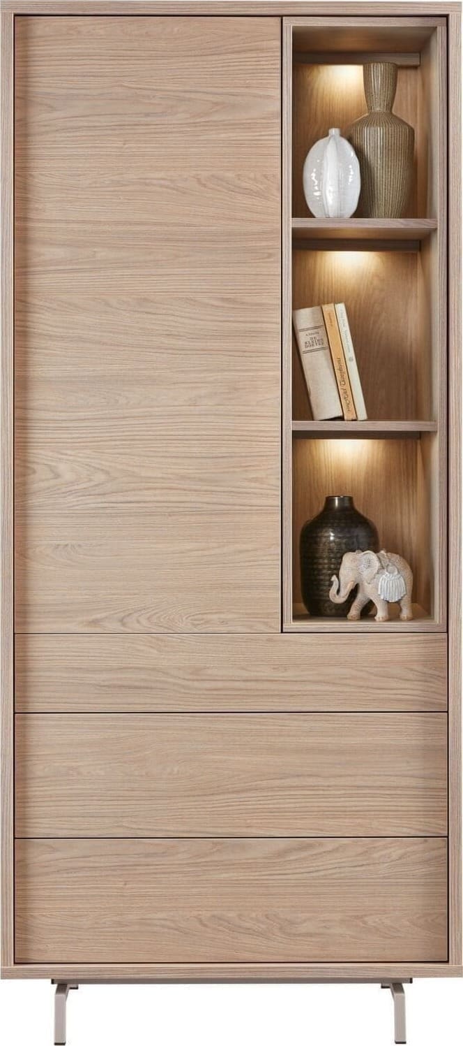 Pronto Wonen Opbergkast Famosa bruin 187x83x45 cm Bruin Opbergkast