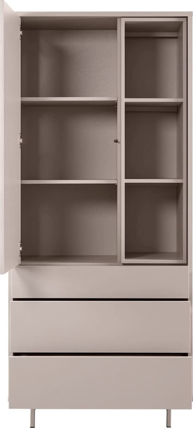 Pronto Wonen Opbergkast Famosa grijs 187x83x45 cm Grijs Opbergkast