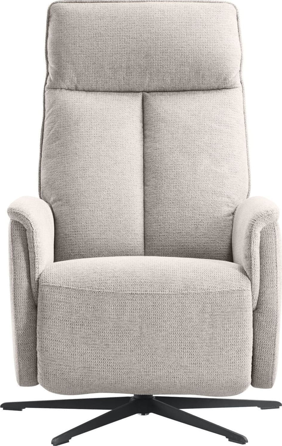 Pronto Wonen Relaxfauteuil Assele elektrisch lichtgrijs Grijs Fauteuil