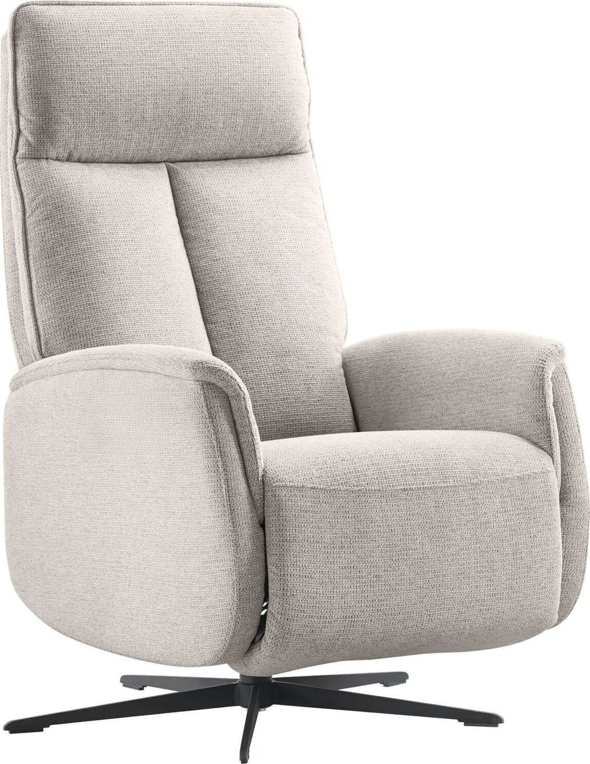 Pronto Wonen Relaxfauteuil Assele lichtgrijs Grijs Fauteuil