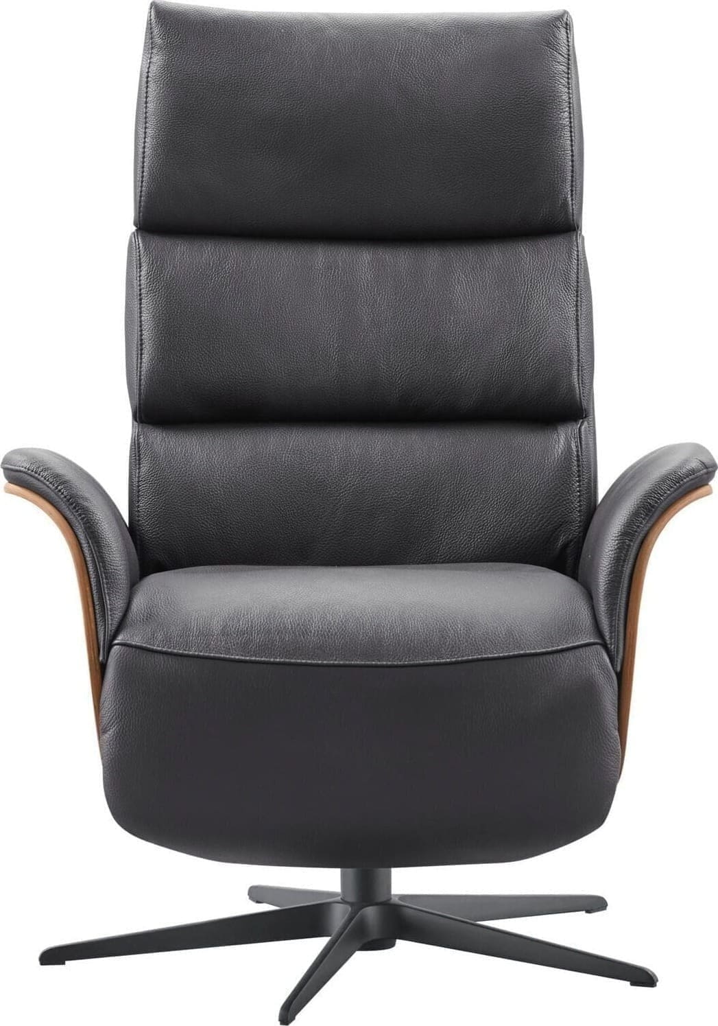 Pronto Wonen Relaxfauteuil Liri elektrisch zwart Zwart Fauteuil