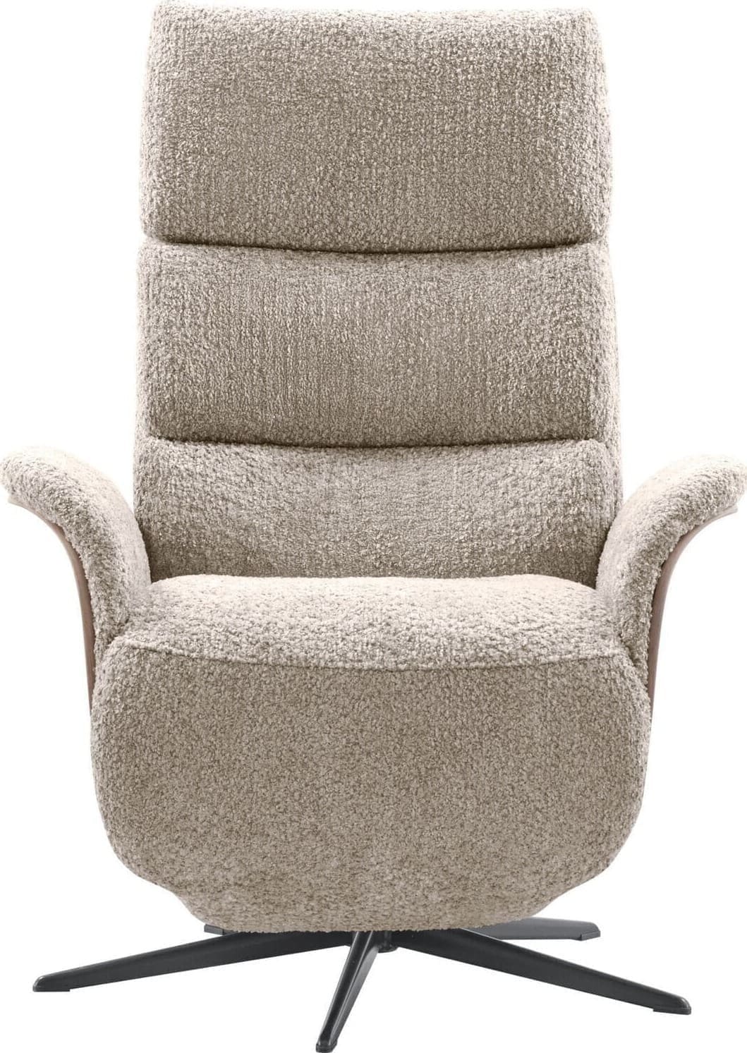 Pronto Wonen Relaxfauteuil Liri taupe Taupe Fauteuil