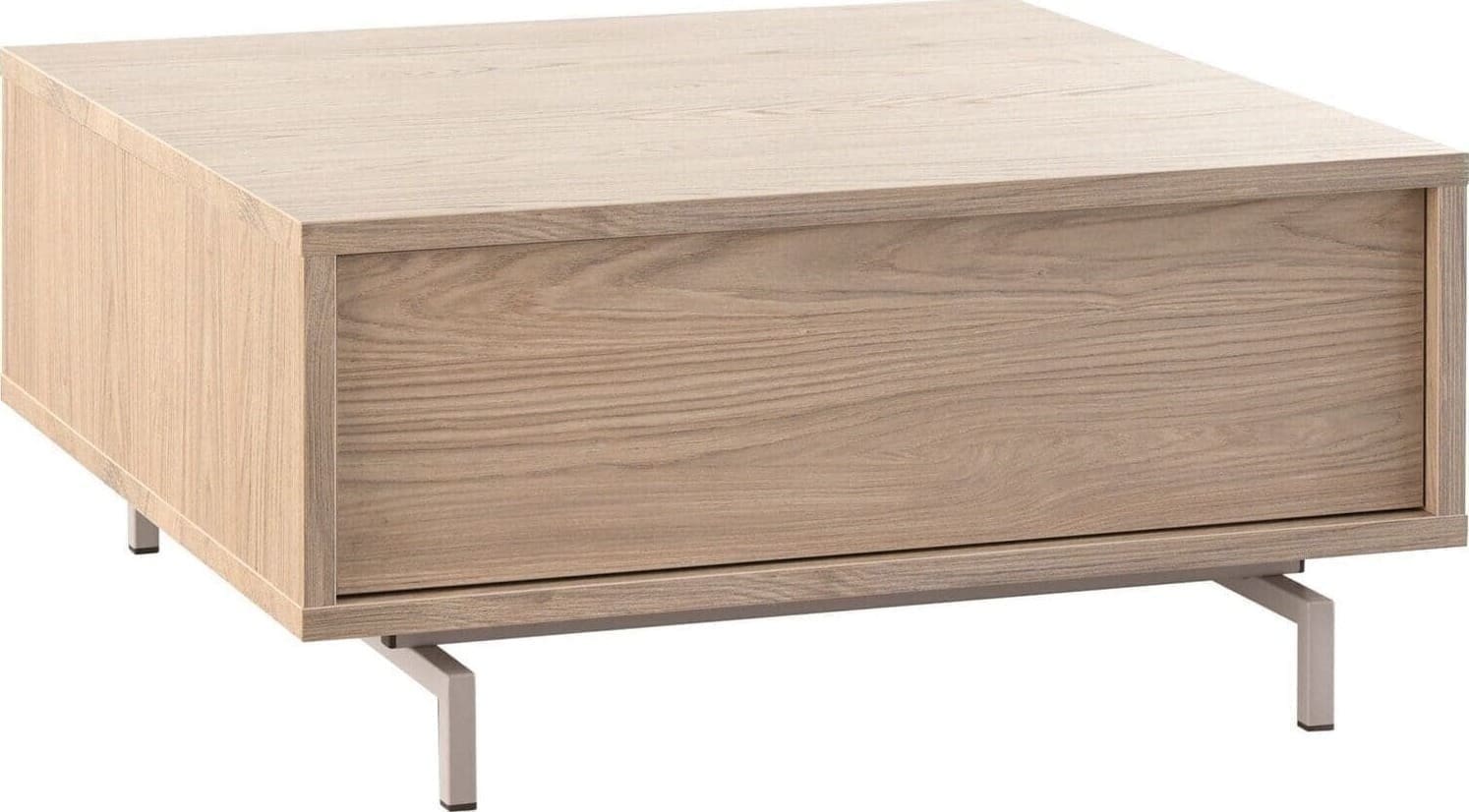 Pronto Wonen Saontafel Famosa 83x83 cm vierkant bruin Bruin Salontafel