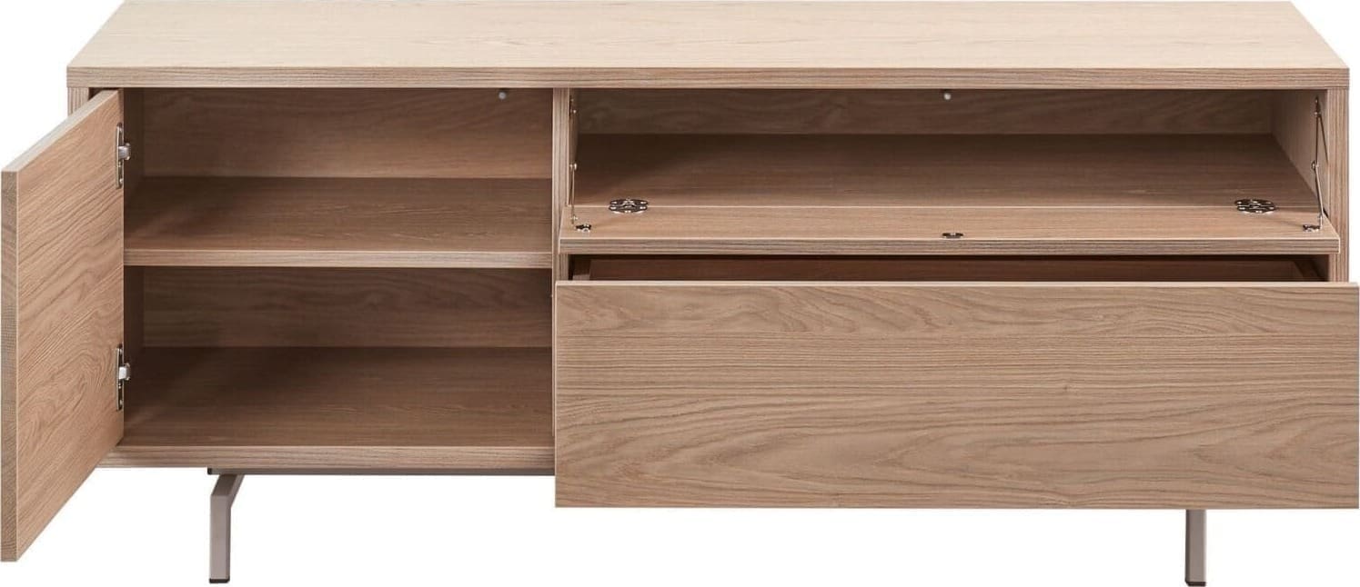 Pronto Wonen TV-meubel Famosa 132 cm bruin Bruin Tv-meubel|Tv-dressoir