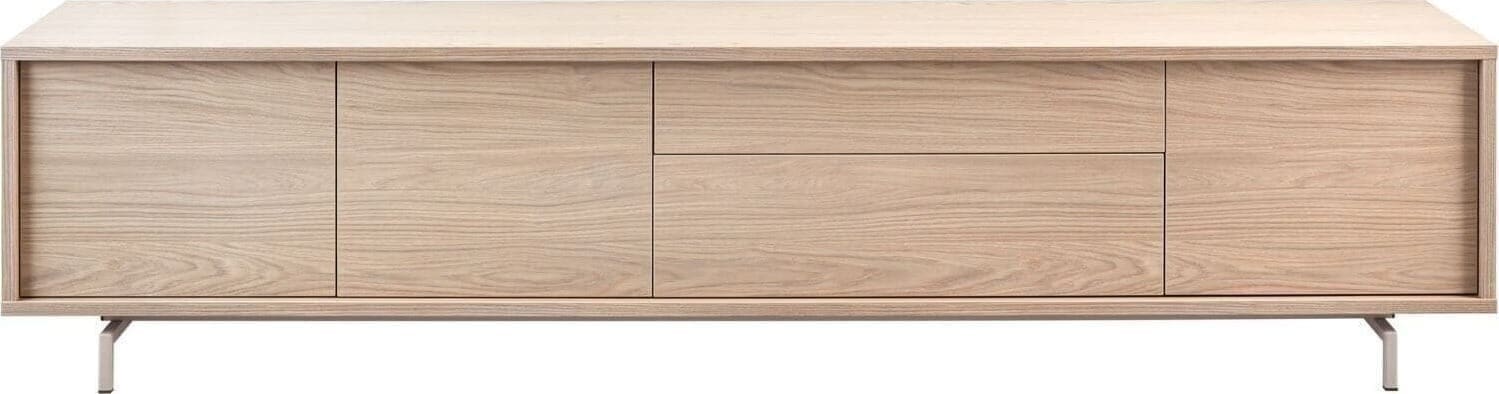 Pronto Wonen TV-meubel Famosa 228 cm bruin Bruin Tv-meubel|Tv-dressoir