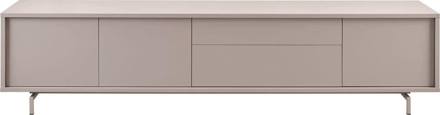 Pronto Wonen TV-meubel Famosa 228 cm grijs Grijs Tv-meubel|Tv-dressoir