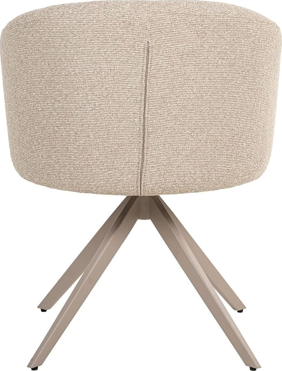 Richmond Interiors Draaistoel Olivia biscotti Eetkamerstoel