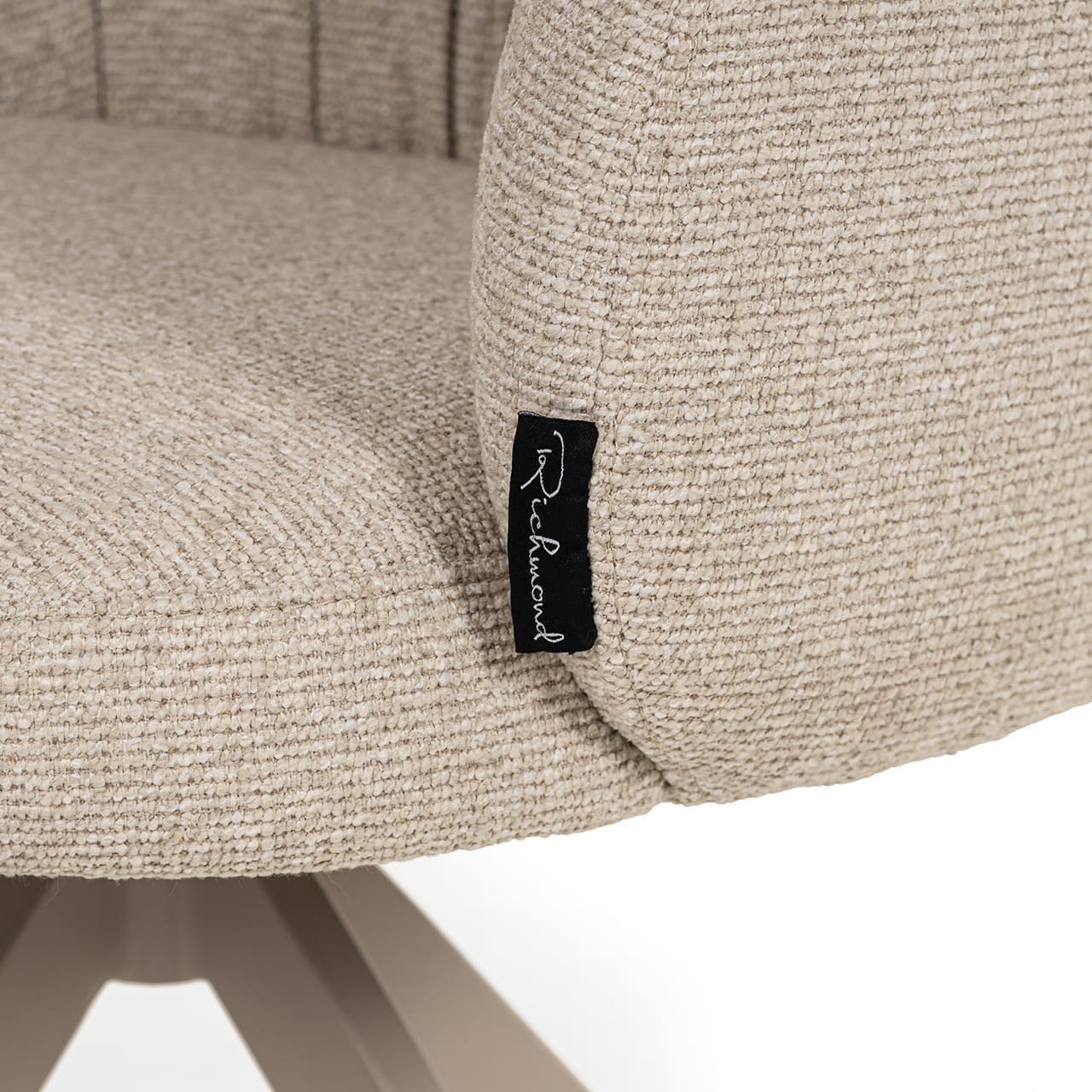 Richmond Interiors Draaistoel Olivia biscotti Eetkamerstoel