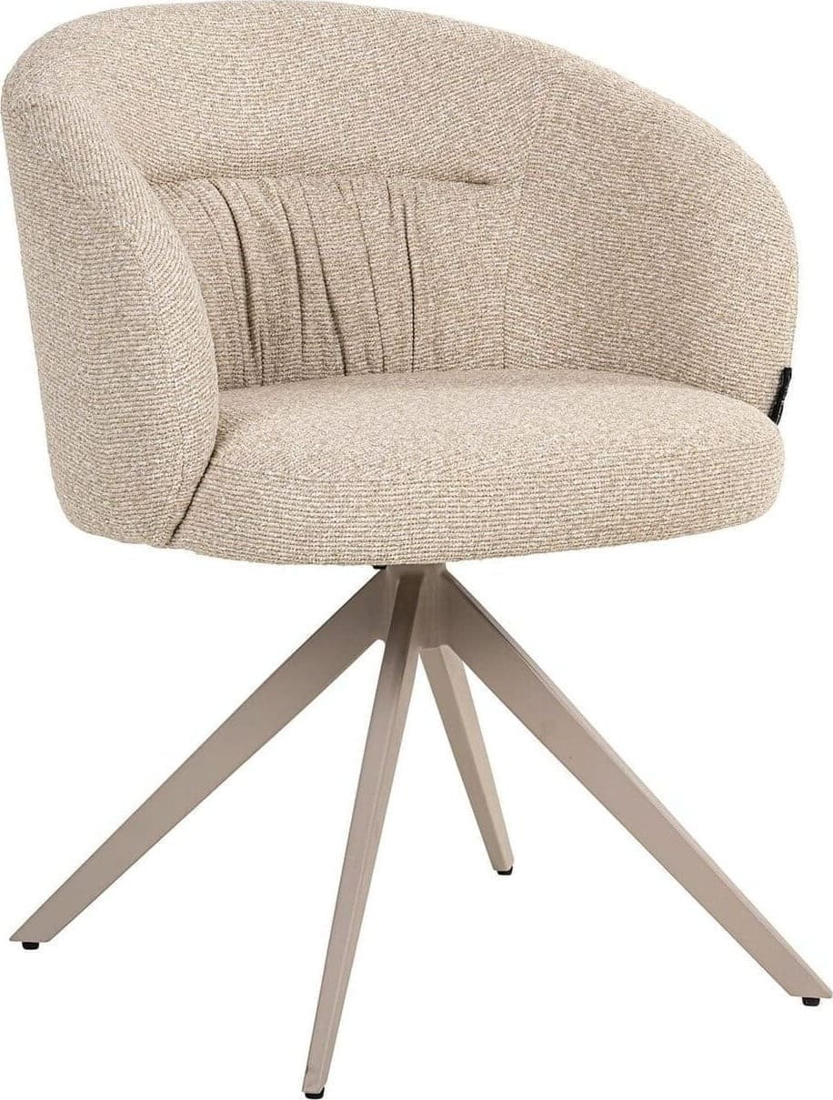 Richmond Interiors Draaistoel Olivia biscotti Eetkamerstoel