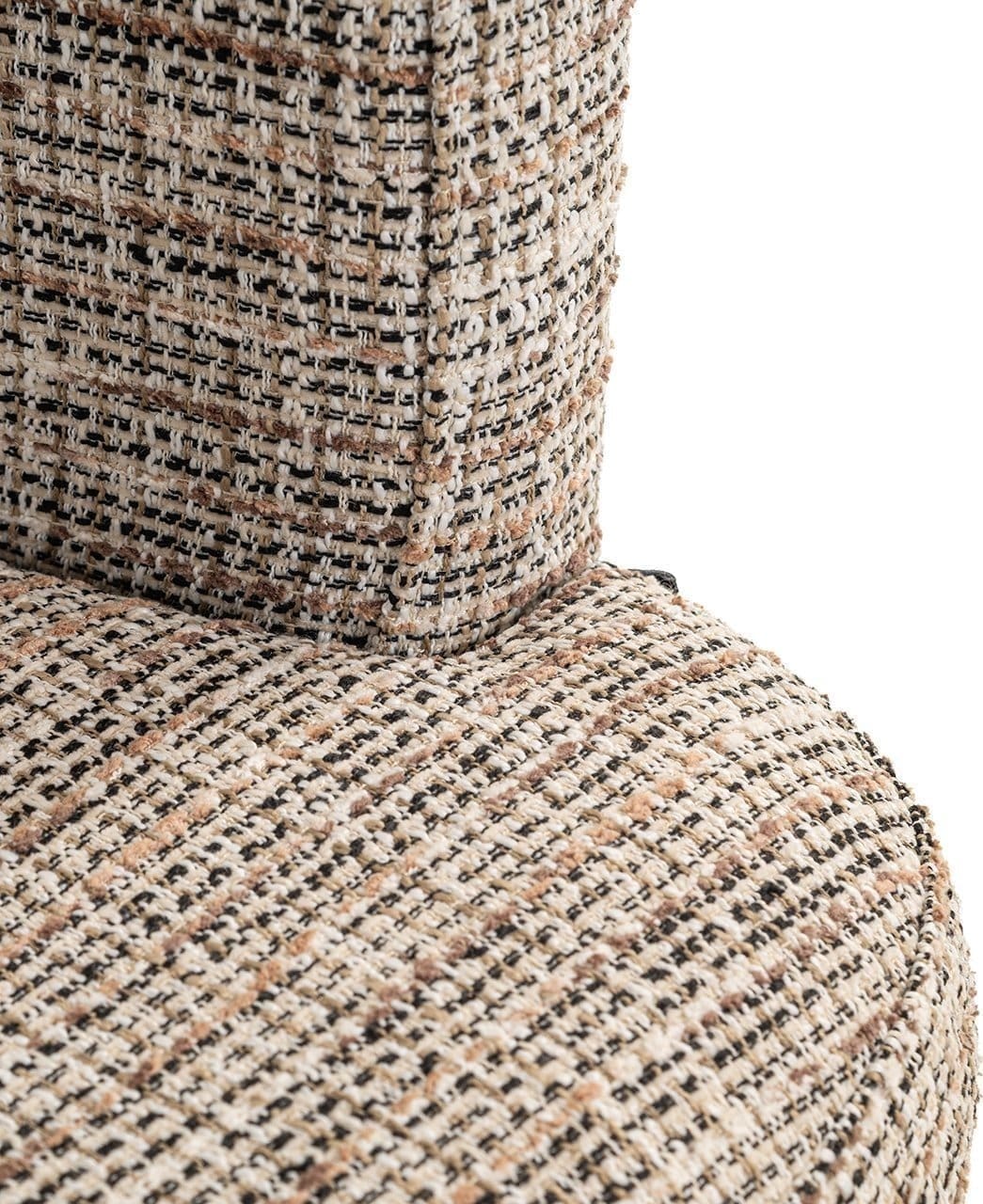 Richmond Interiors Draaistoel Rochenne met wielen trendy nature Eetkamerstoel