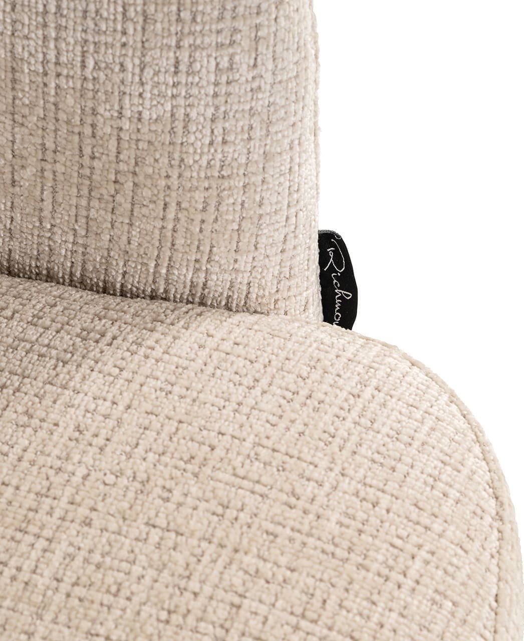Richmond Interiors Draaistoel Serenity beige chenille Beige Eetkamerstoel
