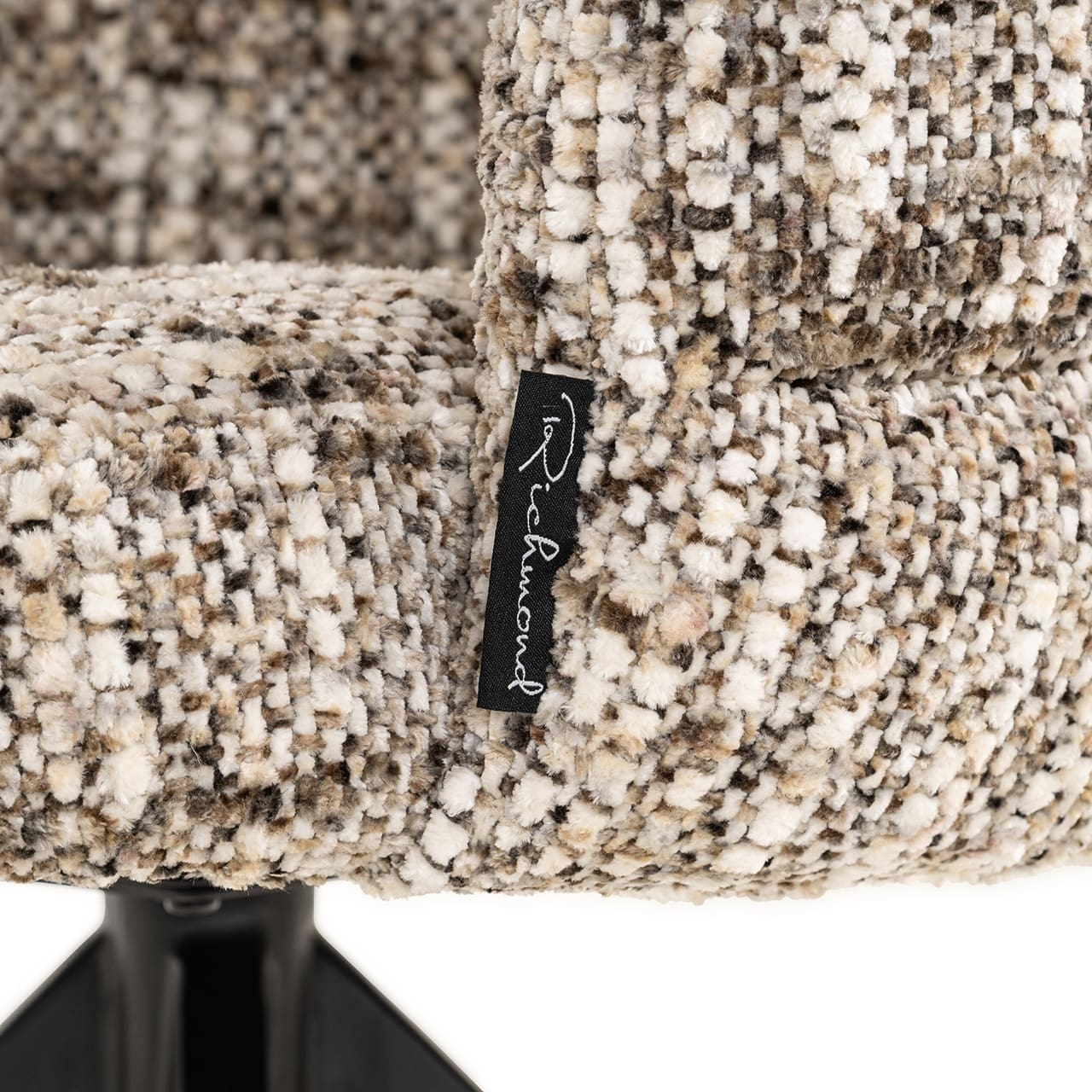 Richmond Interiors Draaistoel Serenity brown omara Bruin Eetkamerstoel