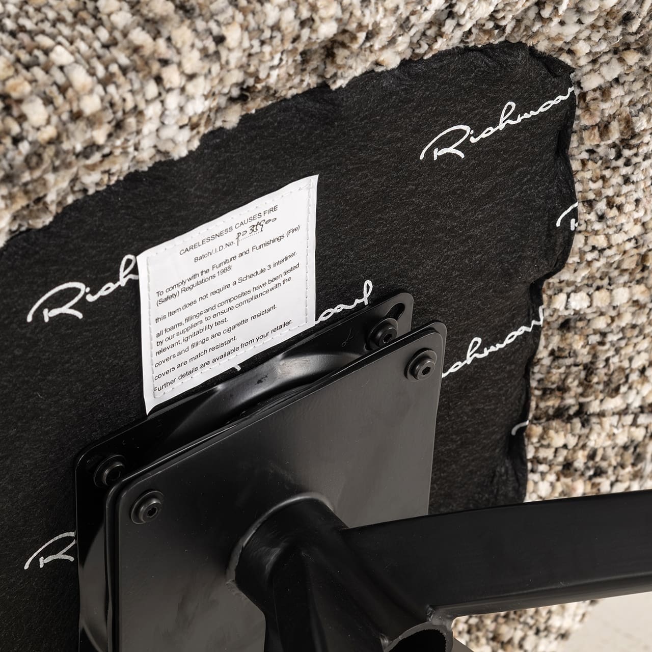 Richmond Interiors Draaistoel Serenity brown omara Bruin Eetkamerstoel