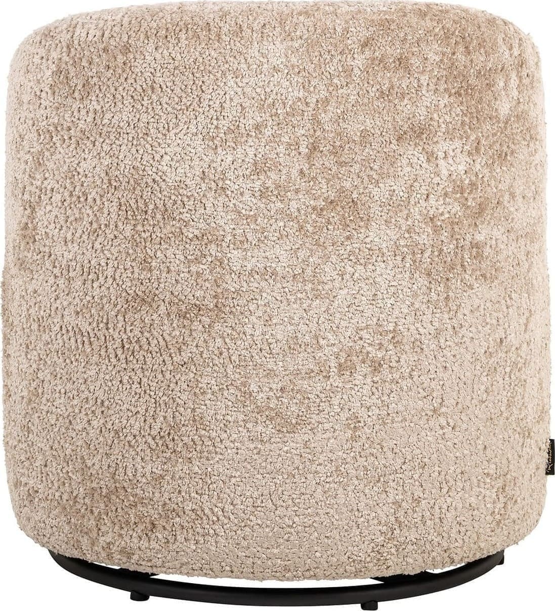 Richmond Interiors Draaistoel kids Jackie sheep nature Taupe Fauteuil