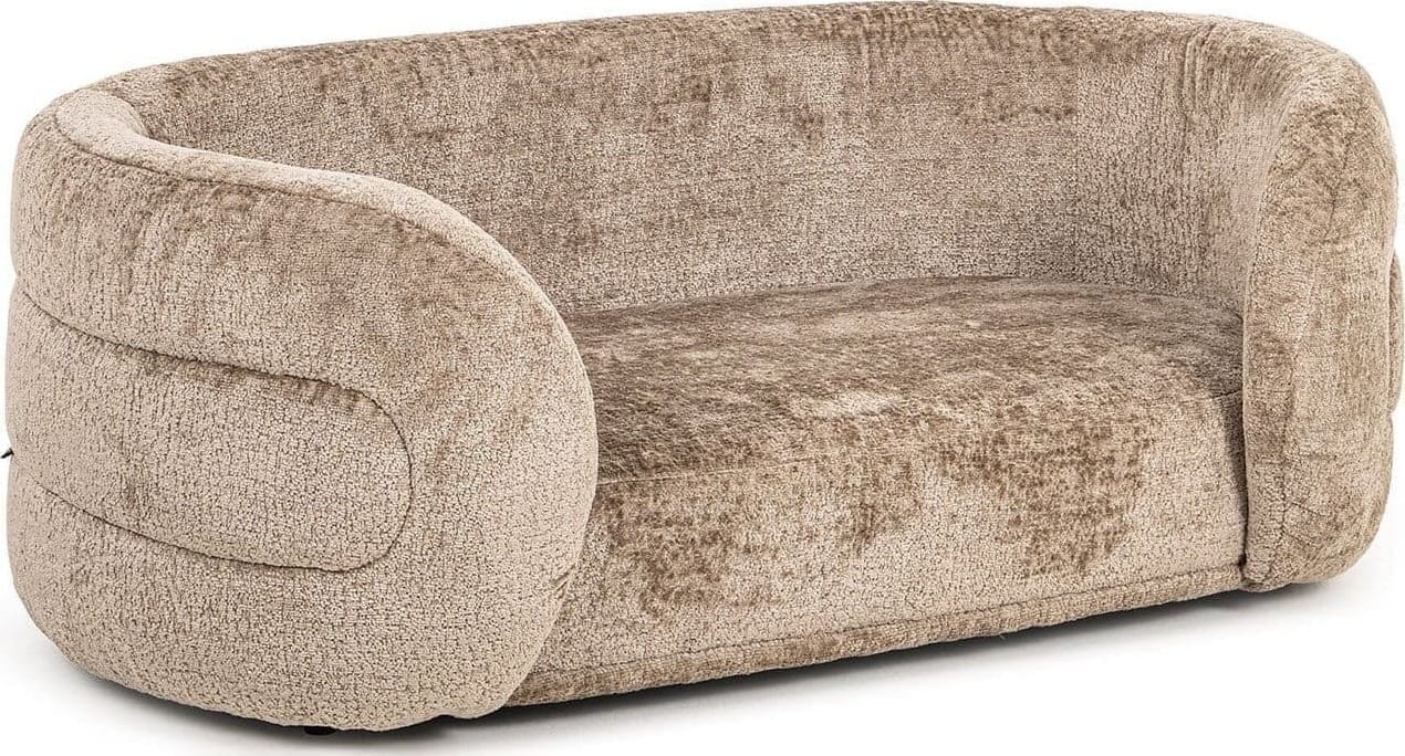 Richmond Interiors Huisdierenbed Bingo taupe chenille Taupe Bed