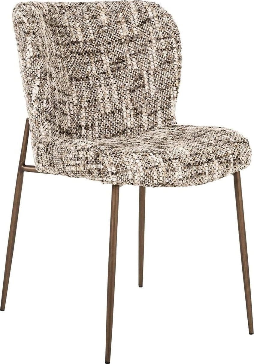 Richmond Interiors Stoel Odarby brown omara Bruin Eetkamerstoel