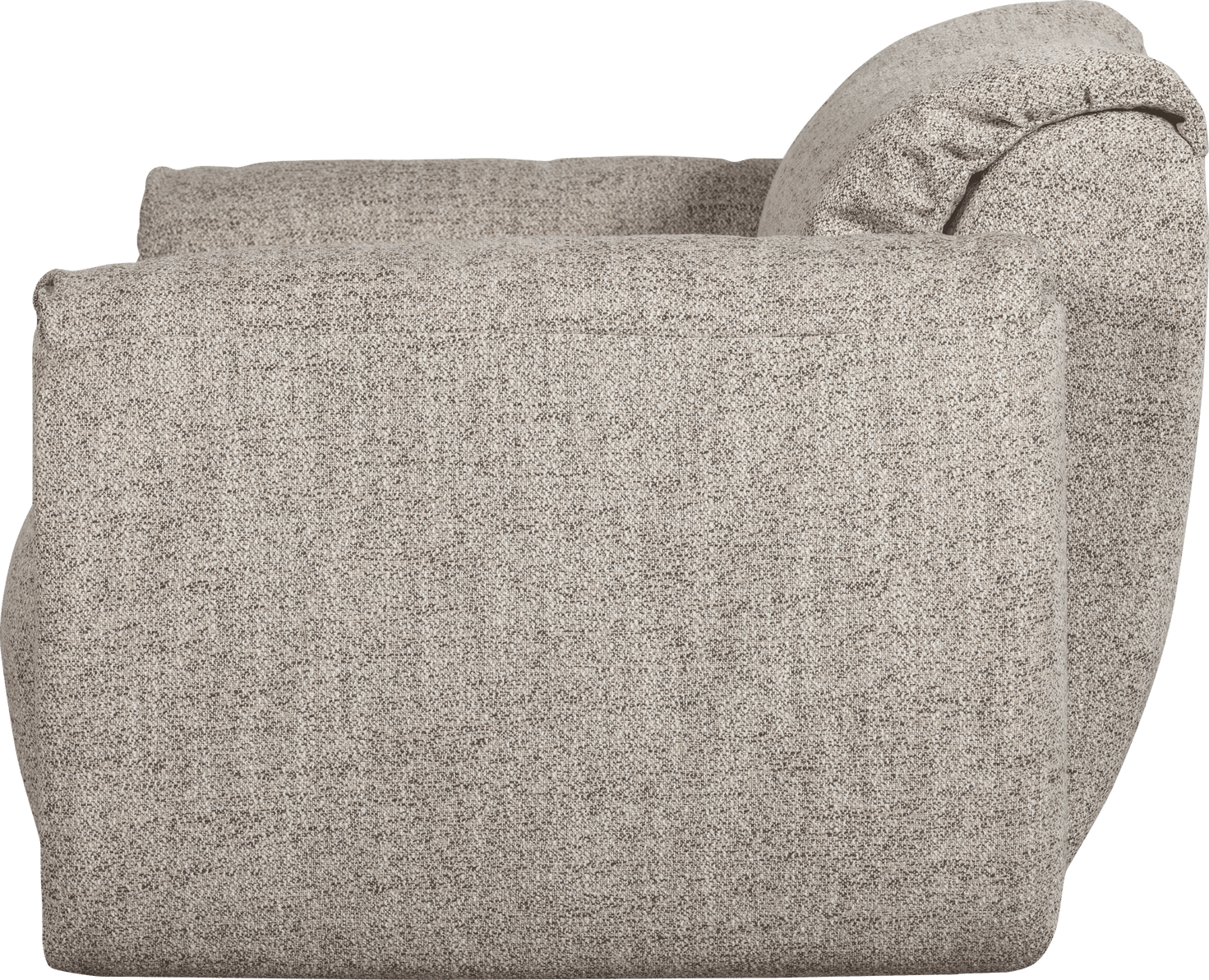 WOOOD Baggy loveseat geweven stof naturel melange Naturel melange 2-zitsbank