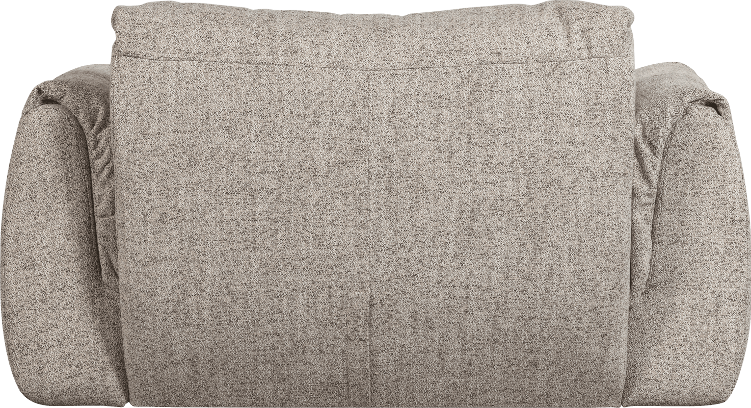 WOOOD Baggy loveseat geweven stof naturel melange Naturel melange 2-zitsbank