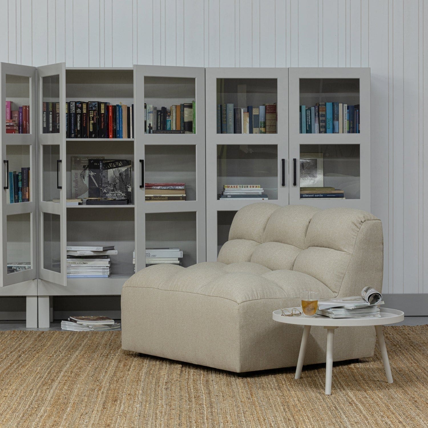 WOOOD Pepper fauteuil zand Bruin|Beige Fauteuil