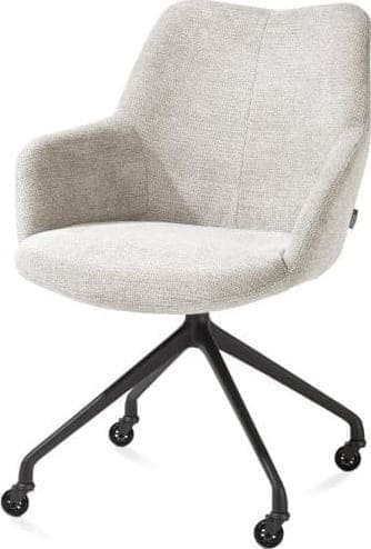 Xooon Mats armstoel aluminium frame + wielen - selected choices Armstoel