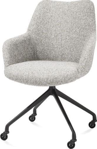 Xooon Mats armstoel aluminium frame + wielen - selected choices Armstoel