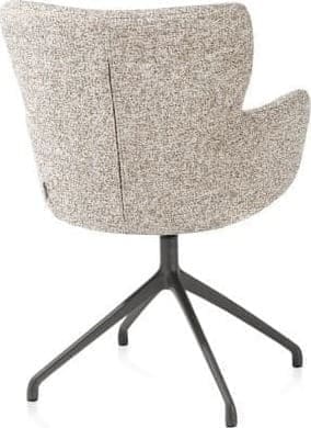 Xooon Sage armstoel draaibaar - graphiet - stof Luton - koper Koper Armstoel