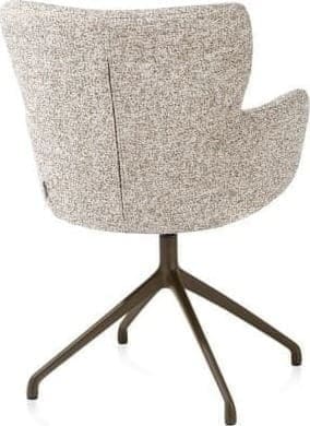 Xooon Sage armstoel draaibaar - steelbrown - stof Luton - koper Koper Armstoel