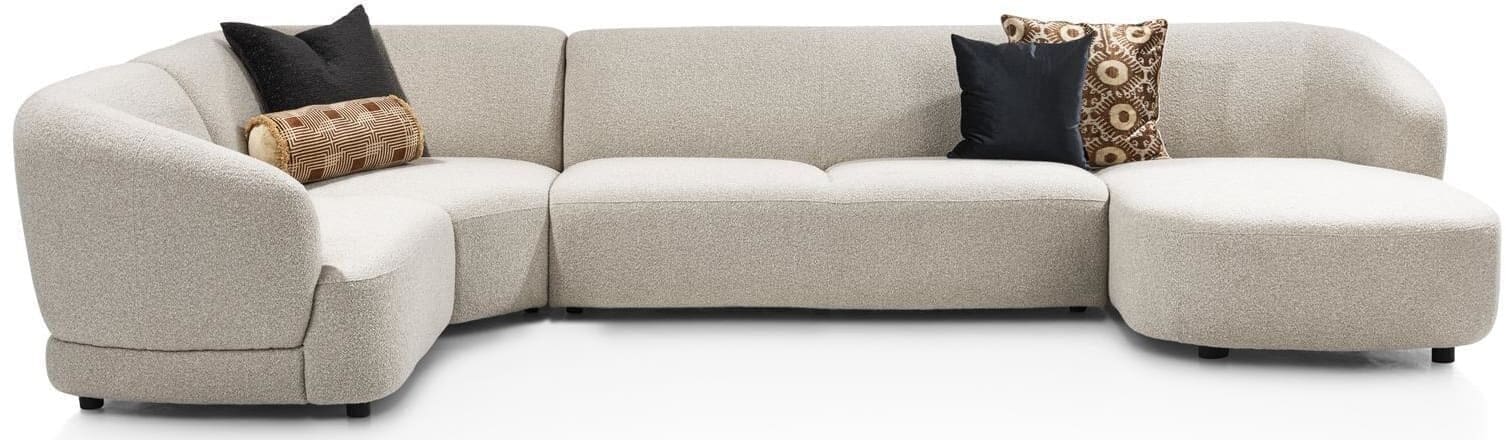 Cervo hoekbank - cervo-1-zits-arm-links-hoek-big-2-5-zits-zonder-armen-longchair-gebogen-rechts - Xooon