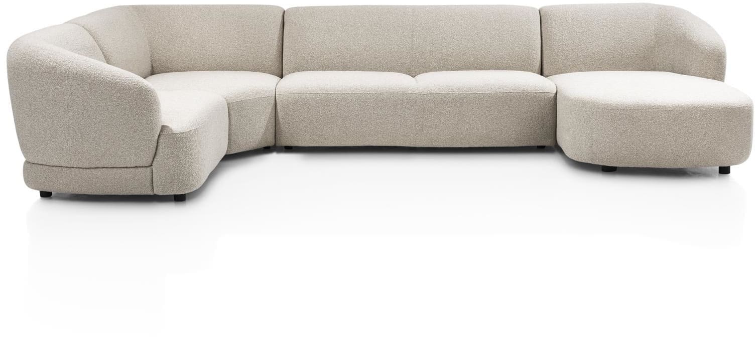 Cervo hoekbank - cervo-1-zits-arm-links-hoek-big-2-5-zits-zonder-armen-longchair-gebogen-rechts - Xooon