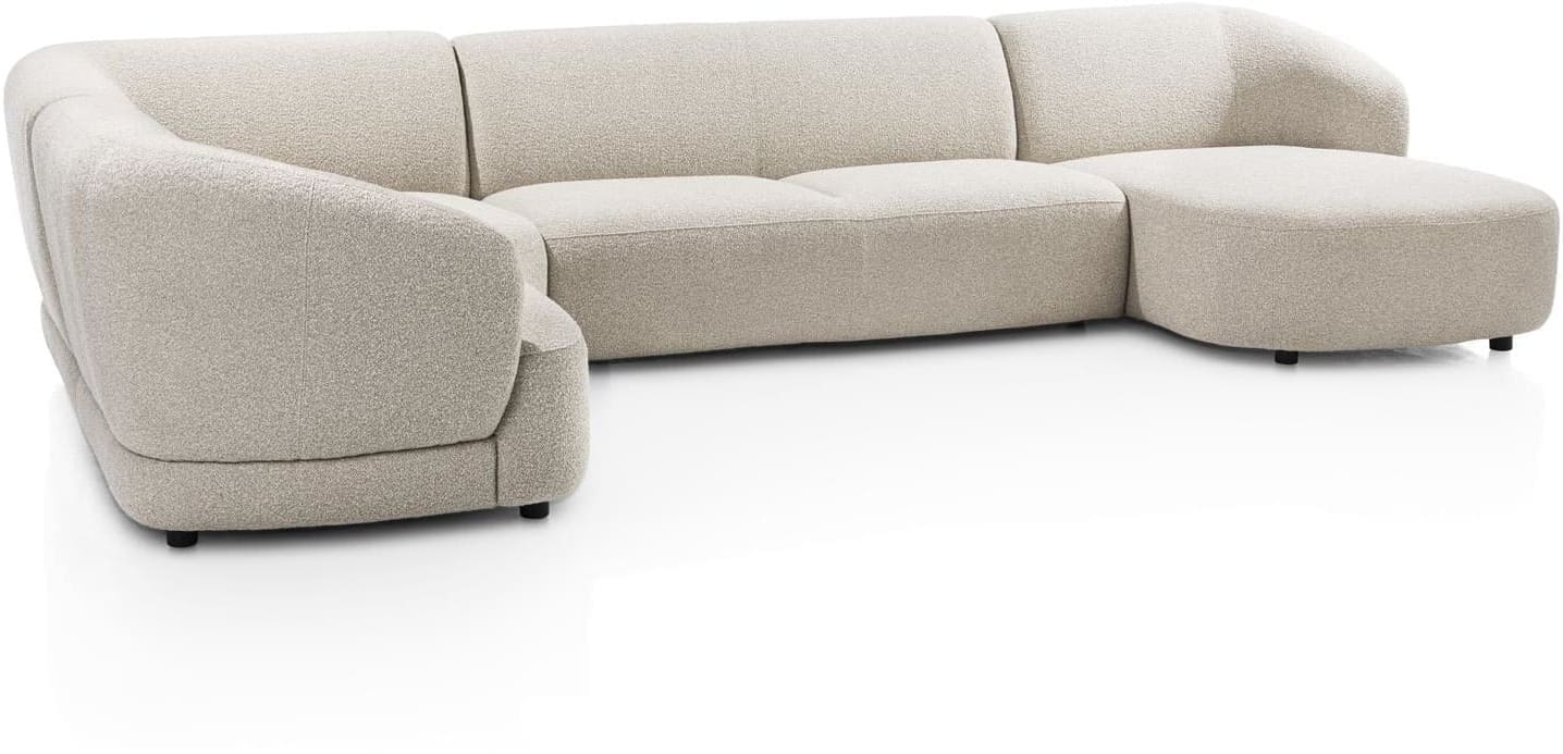 Cervo hoekbank - cervo-1-zits-arm-links-hoek-big-2-5-zits-zonder-armen-longchair-gebogen-rechts - Xooon