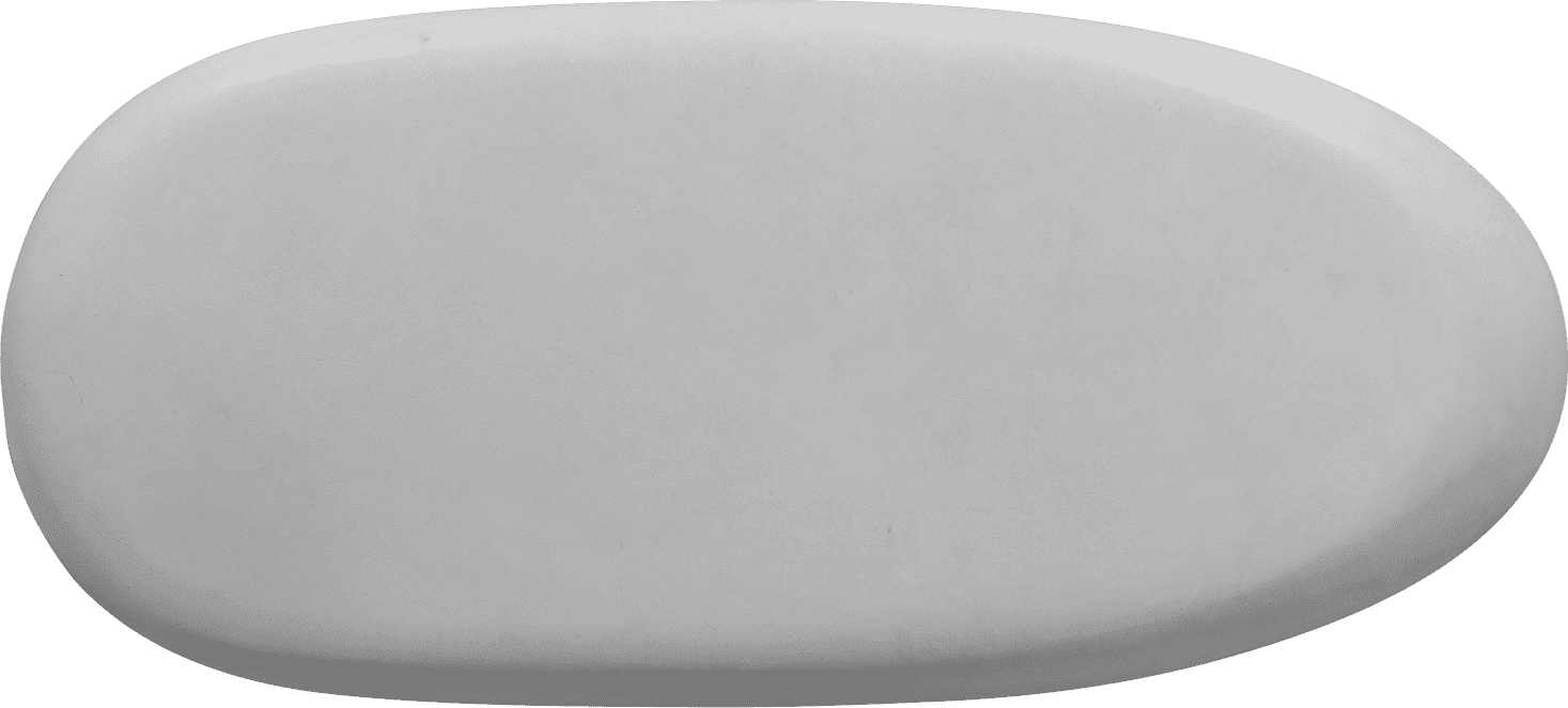 vtwonen Pebble salontafel betonlook wit 28x100x43cm Wit Salontafel