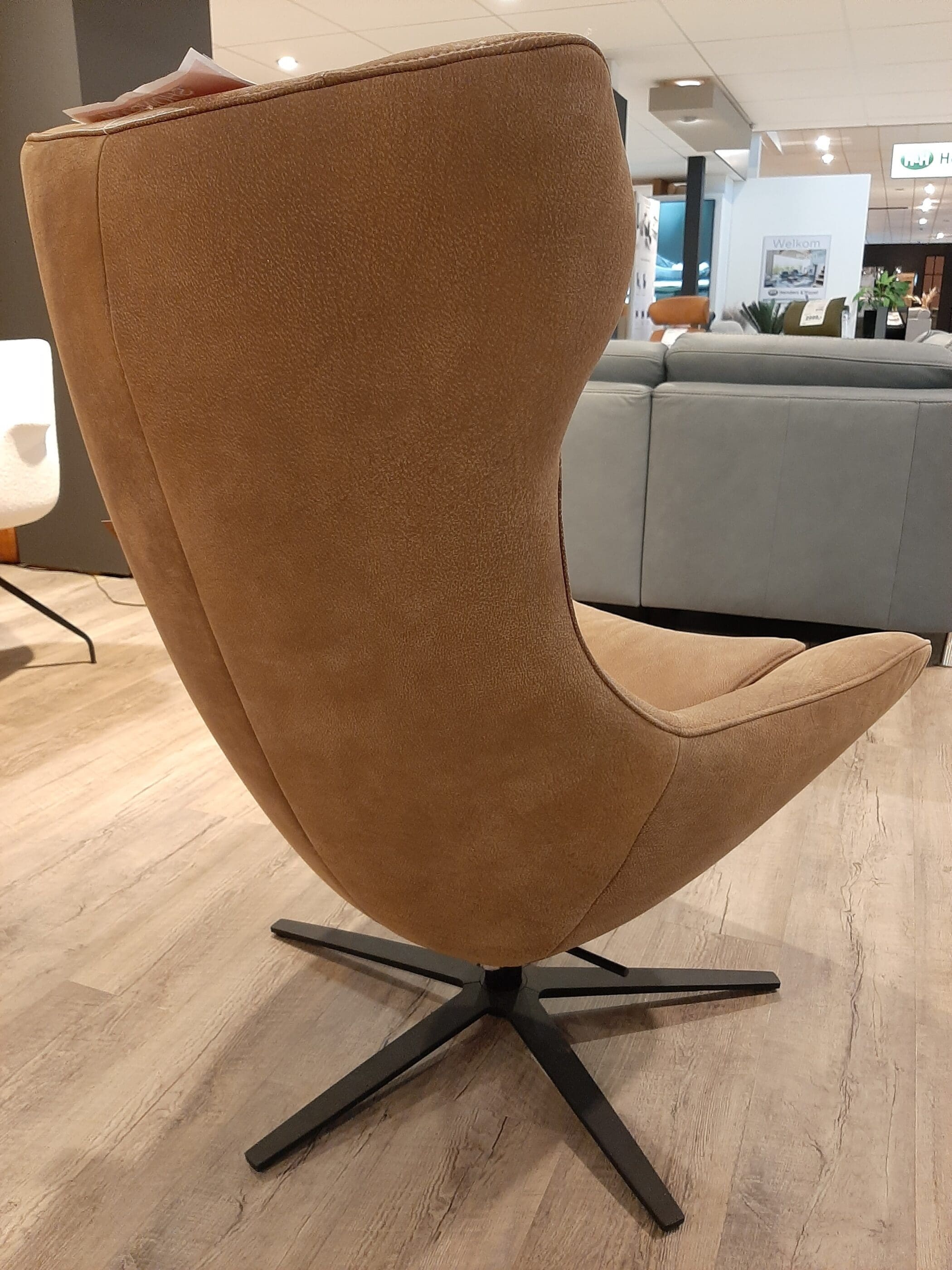 Relaxfauteuil Phylicia incl. hocker **SHOWROOMMODEL** - Afbeelding 4