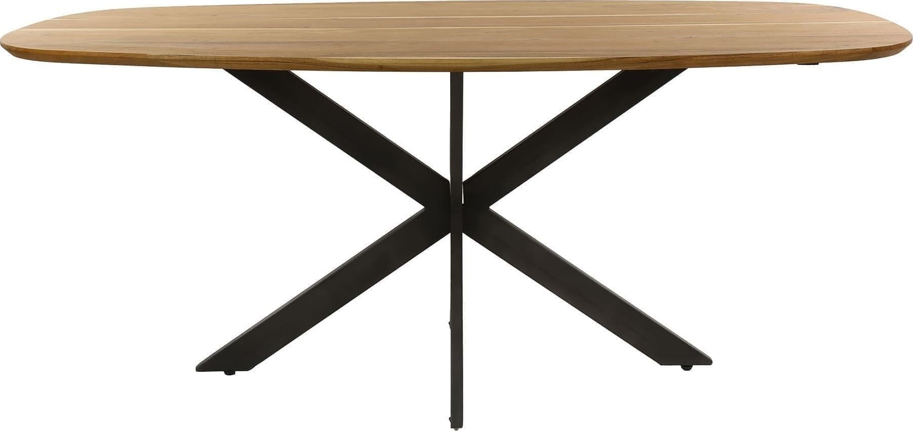 Eetkamertafel 180 Arhus Solid - Massief Acacia Bullcraft Eettafel 2975/15