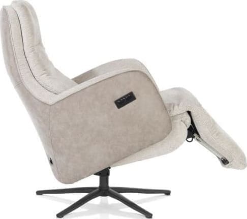 Henders & Hazel Felino relaxfauteuil 2-motoren - manuele hoofdsteun - graphiet poot - incl. accu Fauteuil