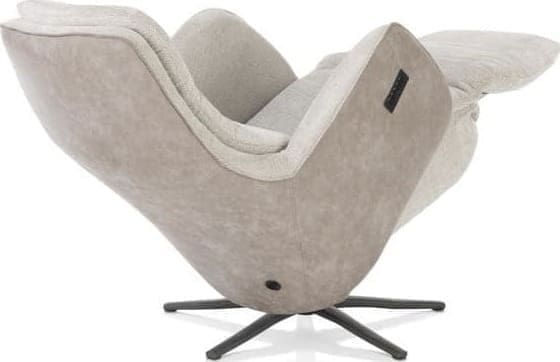 Henders & Hazel Felino relaxfauteuil 2-motoren - manuele hoofdsteun - graphiet poot - incl. accu Fauteuil