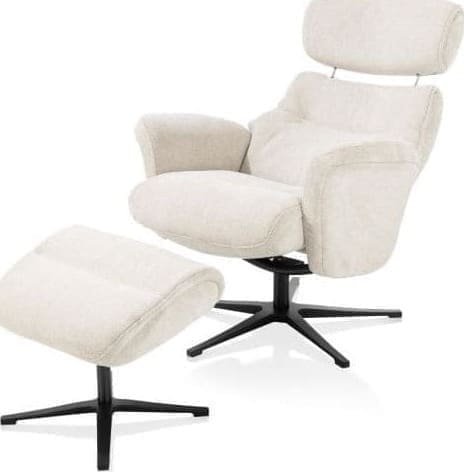 Henders & Hazel Lazaro relaxfauteuil (incl. poef) Fauteuil