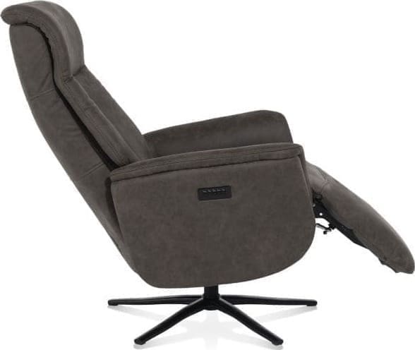 Henders & Hazel Nocarini relax-fauteuil - 2-motoren - zwarte poot - verstelbare hoofdsteun Fauteuil