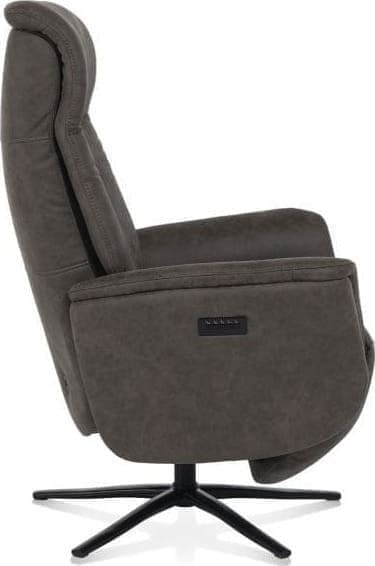 Henders & Hazel Nocarini relax-fauteuil - 2-motoren - zwarte poot - verstelbare hoofdsteun Fauteuil
