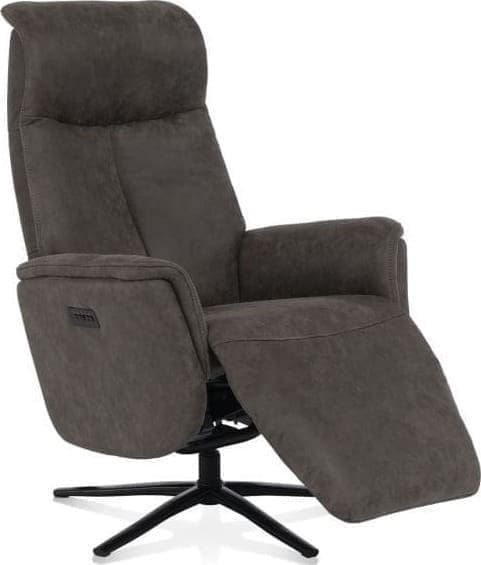 Henders & Hazel Nocarini relax-fauteuil - 2-motoren - zwarte poot - verstelbare hoofdsteun Fauteuil