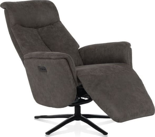 Henders & Hazel Nocarini relax-fauteuil - 2-motoren - zwarte poot - verstelbare hoofdsteun Fauteuil