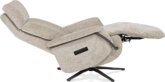 Henders & Hazel Stelvio relax-fauteuil - 3-motoren + accu - graphiet poot - elektrische hoofdsteun Fauteuil