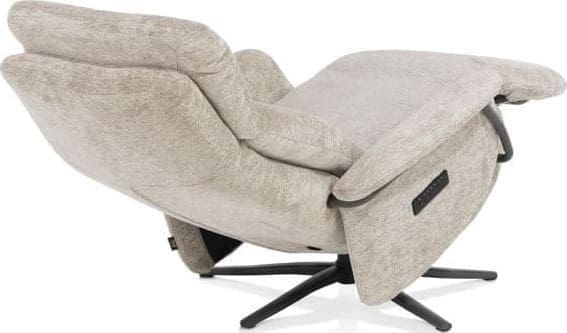 Henders & Hazel Stelvio relax-fauteuil - 3-motoren + accu - graphiet poot - elektrische hoofdsteun Fauteuil