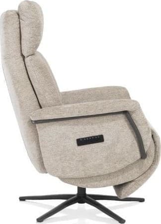 Henders & Hazel Stelvio relax-fauteuil - 3-motoren - graphiet poot - elektrische hoofdsteun Fauteuil