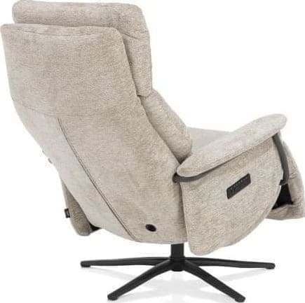 Henders & Hazel Stelvio relax-fauteuil - 3-motoren - graphiet poot - elektrische hoofdsteun Fauteuil