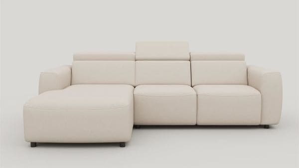 Henders & Hazel Tobarra loungebank links - Livigno Beige|Wit Bank